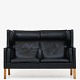 Roxy Klassik 
præsenterer: 
Børge 
Mogensen / 
Fredericia 
Furniture
BM 2192 - 
Kupésofa i 
originalt, sort 
læder med ...