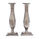Aabenraa 
Antikvitetshandel 
presents: 
Pair of 
pewter 
candlesticks 
circa 1840. H: 
20,5cm