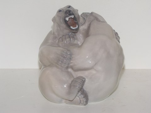Royal Copenhagen figurineTwo polar bears fighting