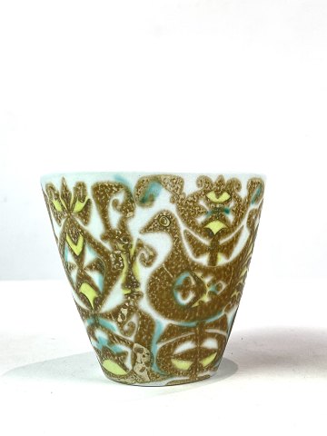 An faience vase, no .: 713/3216, by Royal Copenhagen.5000m2 exhibition.Great condition