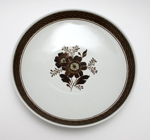 Lav skål, Brun Tranquebar, Royal Copenhagen