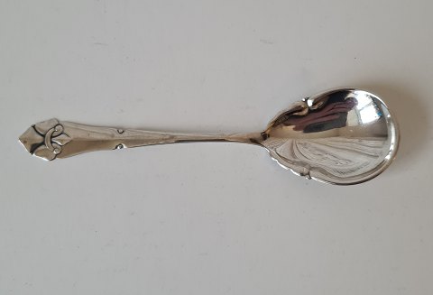 French lily compote spoon in silver from 1927 - 14.5 cm.