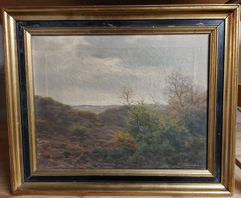 K. E. Lindgreen: Motiv med Rebild Bakker 1929
