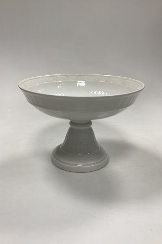 Royal Copenhagen White Fan Footed Bowl No. 11549