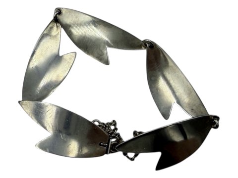 Arne Johansen silverModern Bracelet from 1960