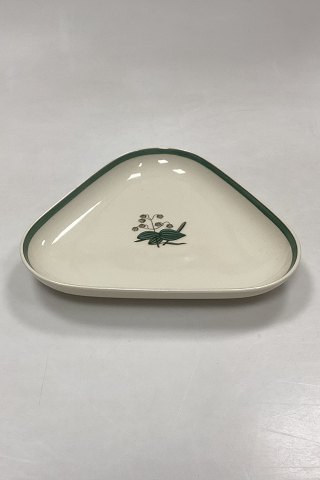 Royal Copenhagen Quaking Grass Triangular Dish No. 884/9721