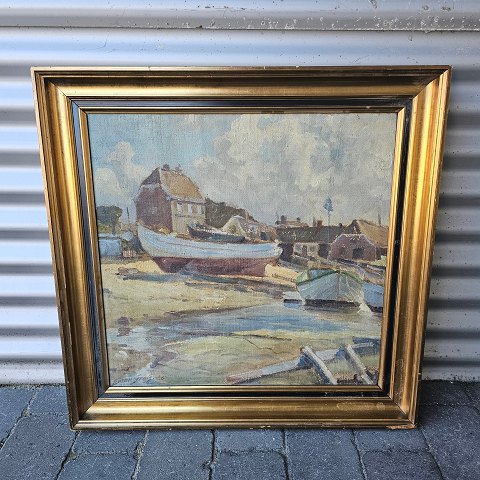 Einer Gross maleri67x68 cm