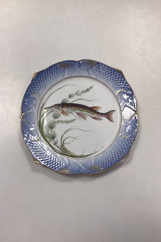 Royal Copenhagen Blåt Fiskestel Tallerken No. 19/3002