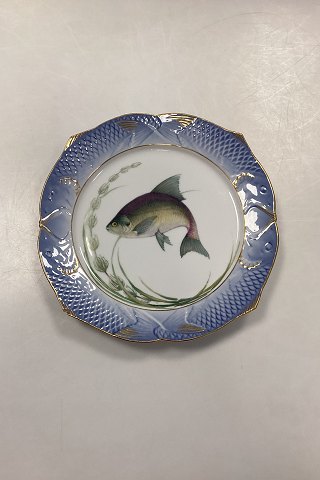 Royal Copenhagen Blåt Fiskestel Tallerken No. 19/3002