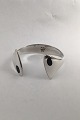 Hans Hansen Sterling Sølv Armbånd med sort emalje No. 213E