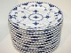 Blue Fluted Full LaceExtra flat luncheon plate 21.7 ...