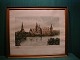 Leo Houlberg radering med motiv
Frederiksborg
Slot og Slotssøen.