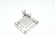 Ladies ring 9 carat white gold with brilliant
Size 55