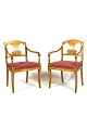 Set of Armchairs - Empire  - Red fabric - 1840s
Great condition
