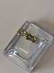 Ladies Ring with Diamonds in 14 carat red / white gold
Size 52