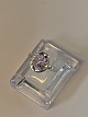 Ladies ring with diamonds and purple stone 14 carat white gold
Size 55