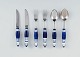 Bjørn Wiinblad for Rosenthal. Siena grill cutlery / service for two people. 1970s.