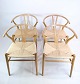 Set Of Four Wishbone Chairs - Model CH24 - Hans J. Wegner - Carl Hansen & Son - 1990sGreat condition