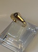 Gold ring with Brilliant in 14 carat gold
Size 55