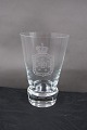 Frimurerglas til Syvstjernen i Aalborg, ølglas 
dekoreret med slebne symboler, på kantsleben fod