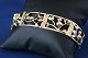 Antik Huset 
presents: 
Gold 
bracelet in 14 
carat gold, 
with beautiful 
motifs and nice 
structure.