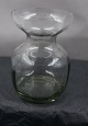 Buttet Hyacintglas, Zwiebelglas, Løgglas i 
røgfarvet glas 12,5cm