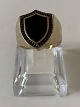 Herre Signet ring med sort onyx i 14 karat 
Størrelse 65,5