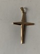 Cross pendant in 14 caratsGold stamp: 585H. 32.38 X W. 17.02 mmThickness. 1.05 mm