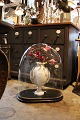 Gigantic, large antique French hand-blown oval glass globe / glass dome.
H: 65cm. W: 57cm...