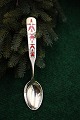 A. Michelsen Christmas spoon from 1957 in sterling silver with enamel...