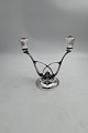 Georg Jensen 
Sterling Sølv 
Konge 2-armet 
Lysestage No. 
619