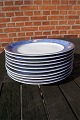 Blå Magnolia porcelæn, store middagstallerkener 
27cm.