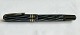 Blue and Black striped Rakete-Tank fountain pen
