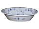 Blue Fluted PlainRare, oblong bowl