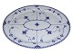 Antik K presents: Blue Fluted Half LaceExtra large and extra flat platter 47 cm. #643