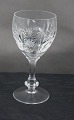 Heidelberg dänisch Kristallgläser mit Knopf am Stamm. Weißwein Gläser 15cm.