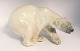 Royal Copenhagen. Porcelain figurine. Standing Polar Bear. Model 1137. Length 27 
cm. (1 quality)