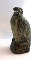 Royal Copenhagen. Eagle in stoneware. Karl Larsen. No. 22605. Height 22 cm. (1 
quality)