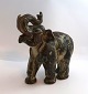 Royal Copenhagen. Elephant. Knud Kyhn. No. 21517. Length 18 cm. Height 19 cm. (1 
quality)
