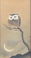 Ohara Koson 
(1877–1945), 
Ugle ved 
måneskin. Japan