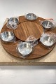 Stelton Lazy 
Susan Fondue 
turntable with 
6 Stainless ...