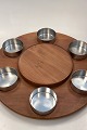 Stelton Lazy 
Susan Fondue 
turntable with 
6 Stainless ...