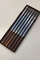 Stelton fondue 
fork set in 
stainless steel
