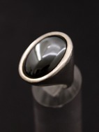 Sterling slv ring med blodsten