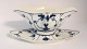 Royal Copenhagen. Blue fluted, plain. Sauce bowl. Model 202. Length 24.5 cm. (1 quality). Produced before 1923