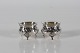 F. Hingelberg Pair salt cellarsGenuine silver 830s