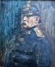 Pegasus – Kunst - Antik - Design presents: Hansen, Hans Nicolaj (1853 - 1923) Denmark: Portrait of Deputy Fire ...