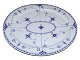 Blue Fluted Half LaceExtra flat platter 36.9 cm. #641