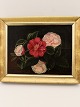Middelfart Antik presents: Flower painting 30 x 37 oil on canvas