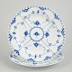 Royal Copenhagen, Blue Fluted Full Lace dinner plates, ...